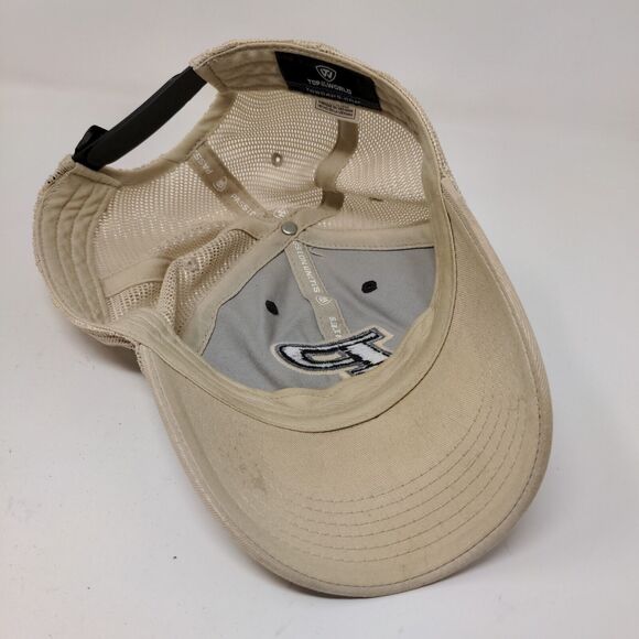Top of the World Men's Snapback Mesh Back Purdue Boilermakers Hat Tan Gray - Picture 11 of 15